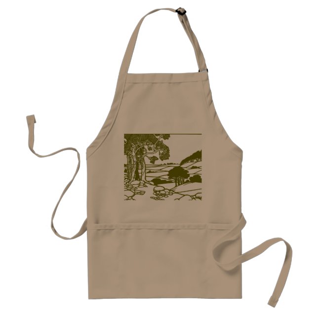 Trees and countryside standard apron (Front)