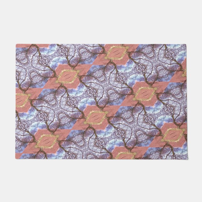 TREES AND FIELDS  DOORMAT (Front)