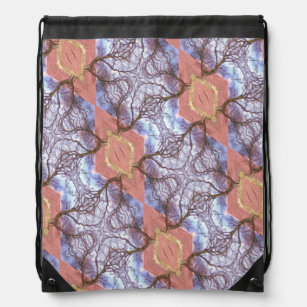 TREES AND FIELDS   DRAWSTRING BAG