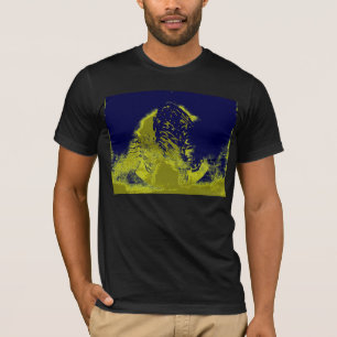 Trees and Full Moon Night - Vintage T-shirt