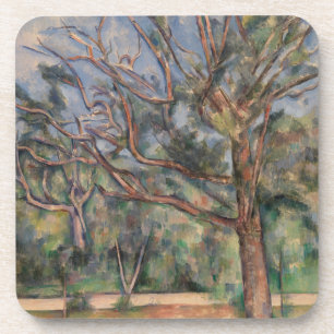 Trees and Road, Post Impressionist Landscape Coaster
