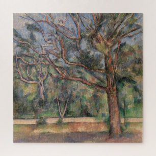 Trees and Road, Post Impressionist Landscape Jigsaw Puzzle