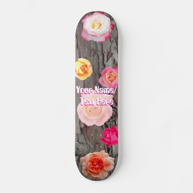 Trees and Roses Skateboard (Front)