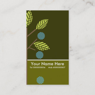 Trees And Their Fruit Business Cards
