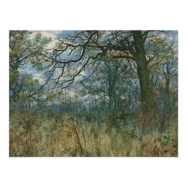 Trees and Undergrowth – William Fraser Garden Poster (Front)