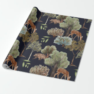 Trees & Animals Wrapping Paper
