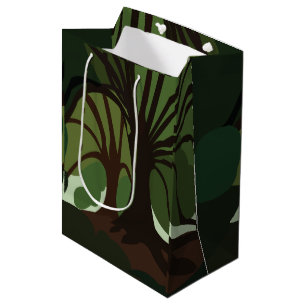 Trees Botanical Nature Medium Gift Bag