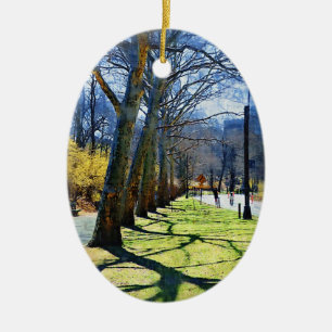 Trees Central Park NY Ceramic Tree Decoration