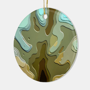 TREES CERAMIC ORNAMENT
