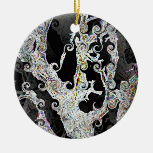 TREES CERAMIC ORNAMENT