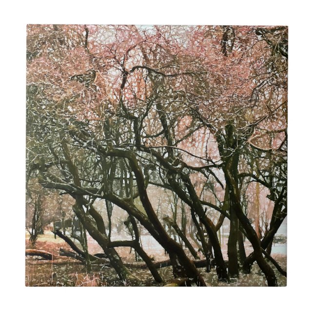 TREES CERAMIC TILE (Front)