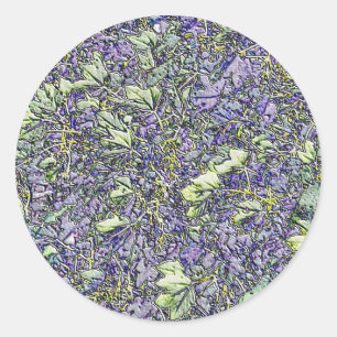 TREES CLASSIC ROUND STICKER