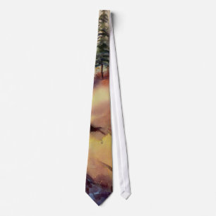 TREES & COLOR by SHARON SHARPE Tie