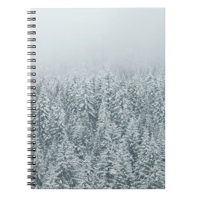 TREES COVERING SNOW NOTEBOOK (Front)