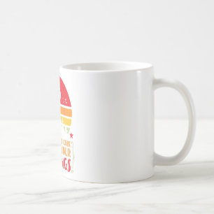 Trees Don't Care About Your Feelings Disc Golf Ske Coffee Mug