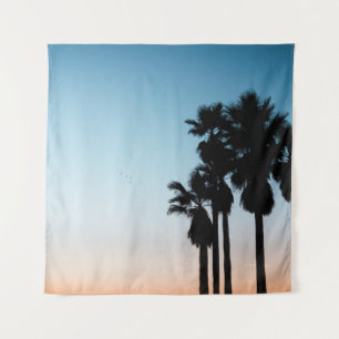 Trees during golden hour tapestry