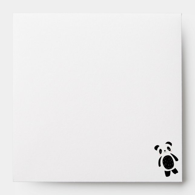 Trees, Flowers, and Panda Bears Envelope (Front)