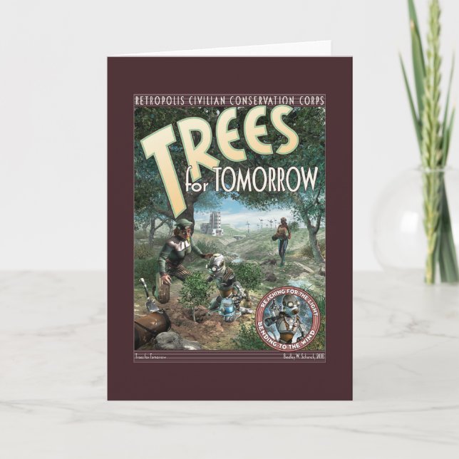 Trees for Tomorrow Greeting Card (Front)