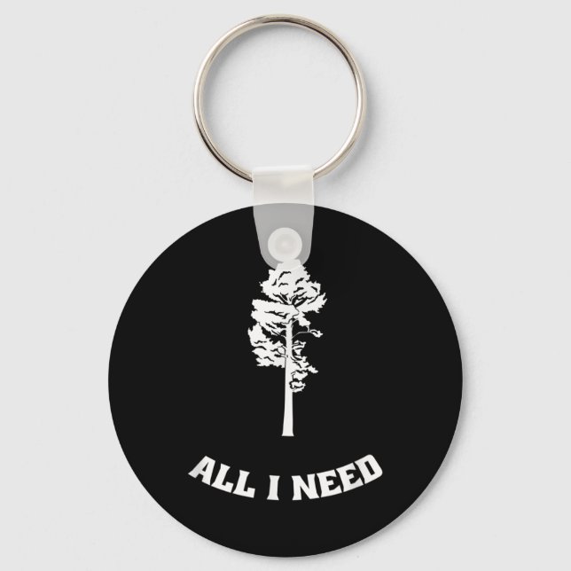 Trees Forest Forest Nature Walking Environmental Key Ring (Front)