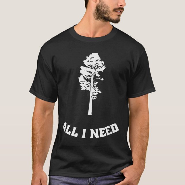 Trees Forest Forest Nature Walking Environmental T-Shirt (Front)