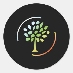 Trees Forest Natural Co2 Tree Environmental Classic Round Sticker