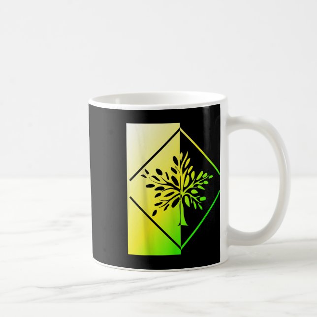 Trees Forest Natural Co2 Tree Environmental Coffee Mug (Right)