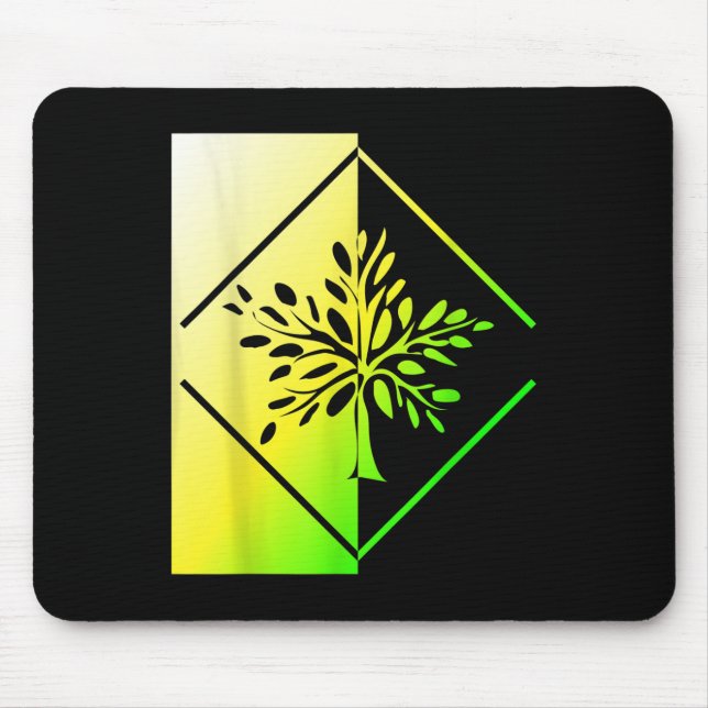 Trees Forest Natural Co2 Tree Environmental Mouse Pad (Front)