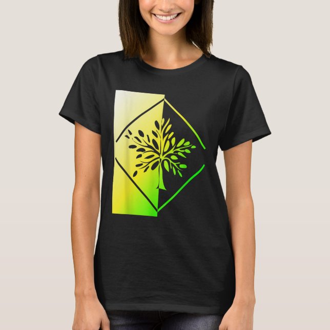 Trees Forest Natural Co2 Tree Environmental T-Shirt (Front)