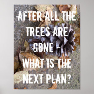Trees Forests Conservation Earth Climate Change Poster