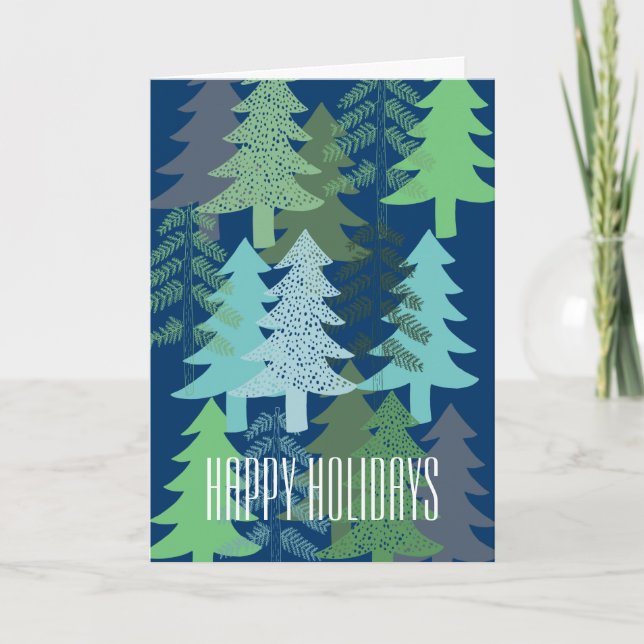 Trees Holiday Card (Front)