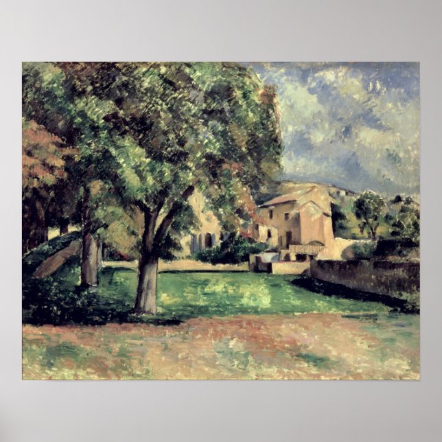 Trees in a Park, Jas de Bouffan, 1885-87 Poster (Front)