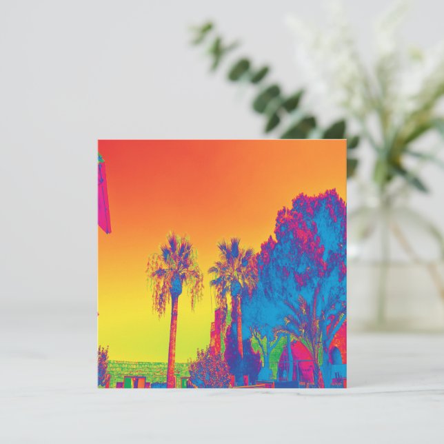 Trees in Cyprus  Card (Standing Front)