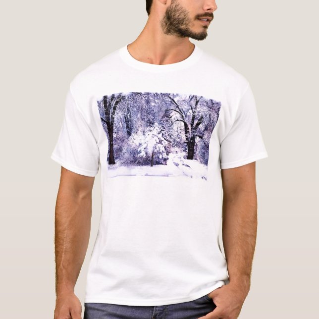 Trees in Snow T-Shirt (Front)