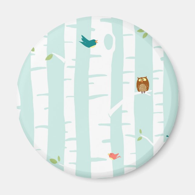 Trees in Spring Magnet (Front)