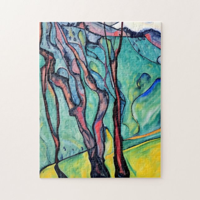 Trees in the Foothills  Jigsaw Puzzle (Vertical)