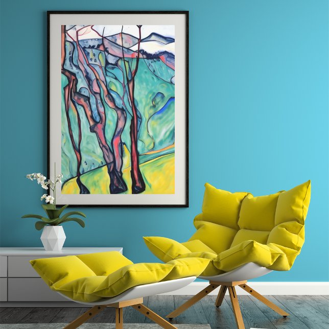 Trees in the Foothills unframed  Poster (Creator Uploaded)