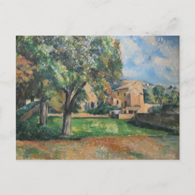 Trees in the Park, Jas de Bouffan by Paul Cezanne  Postcard (Front)