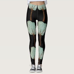 Trees in Watercolor Leggings