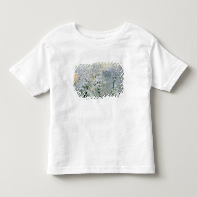 Trees in Wintry Silver, 1910 Toddler T-Shirt (Front)
