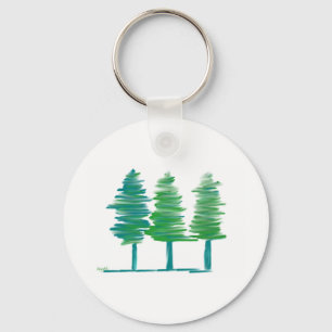 Trees Key Ring