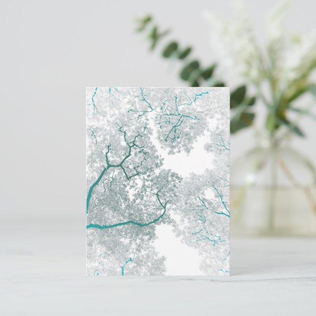 Trees Map 3 Postcard (Standing Front)