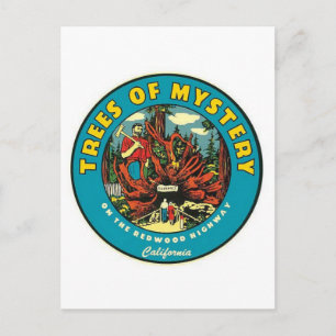 Trees of Mystery California vintage travel Postcard