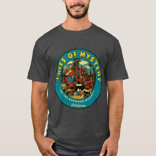 Trees of Mystery vintage California decal Sticker T-Shirt