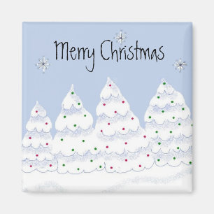 Trees of White Magnet