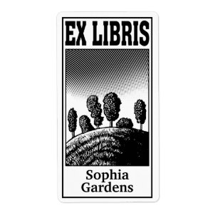 Trees On a Hill Ex Libris