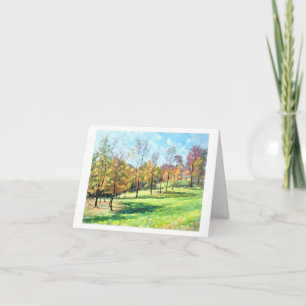 Trees on Slope Near Pottstown Road Card