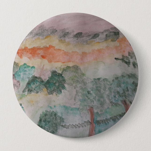 Trees On The Bay Badge (Front)