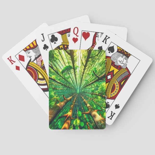 Trees Playing Cards (Back)