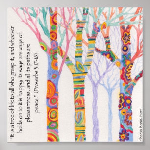 Trees poster by Sharon Bonin-Pratt