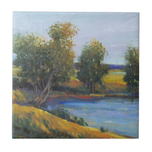 Tree's Reflection II Ceramic Tile